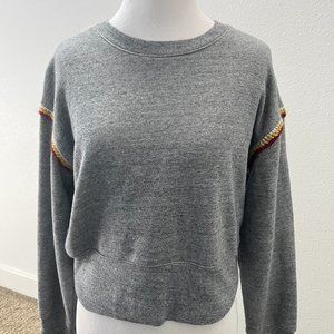Madewell Cropped Long Sleeve Sweatshirt, Women’s S